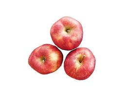 Äpfel isoliert auf einem weißen Hintergrund
