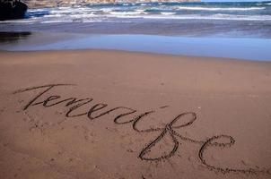 schön Strand auf Tenerife foto