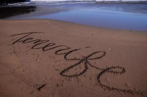 schön Strand auf Tenerife foto