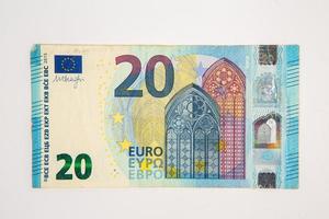 Euro Banknoten Geld, legal zärtlich von das europäisch Union foto