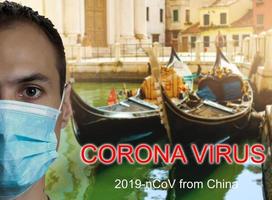 Coronavirus 2019-nCoV, covid-19 im Italien. Venedig Gondeln auf san Marco Quadrat, Venedig, Italien. foto