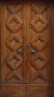 alt Tür im mittelalterlich Bezirk, Bergamo, Italien Konzept Foto. städtisch architektonisch Fotografie. foto
