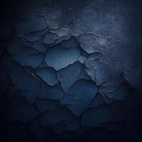 Marine Blau Mauer Textur- generiert durch generativ ai foto