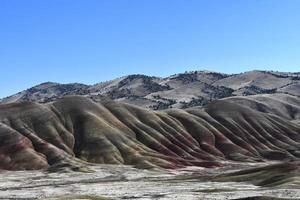 das gemalt Hügel im Wheeler Bezirk, Oregon foto