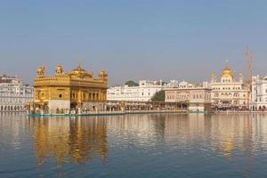 Sicht von golden Tempel im Amritsar, Indien foto