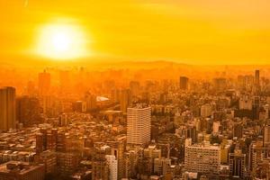 Blick auf die Stadt Taipeh, Taiwan foto