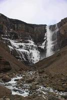 hengifoss Wasserfall, Island foto