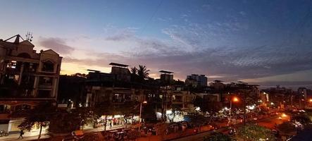 bunt Abend beim Mumbai Maharashtra Indien foto