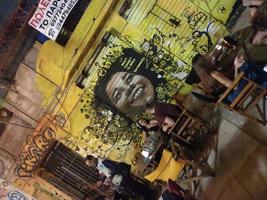 Athen Straße Graffiti Kunst Mauer Gemälde Freistil groß Größe hoch Qualität künstlerisch drucken foto