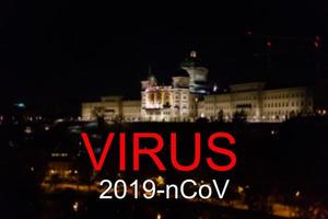 Coronavirus Quarantäne im Europa. Konzept. Wirtschaft und finanziell Märkte betroffen durch Corona Virus Ausbruch und Pandemie Ängste. Digital Montage. foto