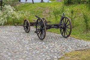 Antiquität Metall Bauernhof Maschinen im ein Open-Air Museum foto