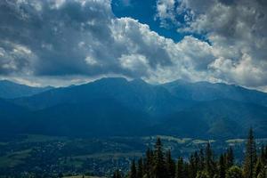 Landschaft von das tatra Berge und foto