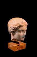 Kopf von ein griechisch Skulptur foto