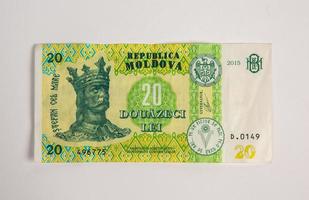 das Moldovan leu, das National Währung von das Republik von Moldau foto
