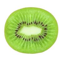 Grün Kiwi isoliert auf ein Weiß Hintergrund foto