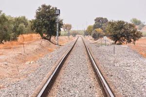 Eisenbahn auf das Landschaft foto