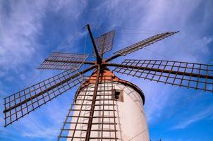 traditionell Windmühle auf Tenerife foto