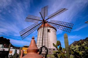 traditionell Windmühle auf Tenerife foto