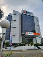 bekasi, Indonesien - - 12. März 2023 bni Bank Büro Gebäude auf a. Yani Straße bekasi Stadt foto