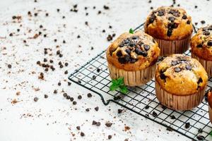 Schokoladensplitter-Muffin foto