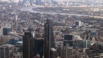 London Stadt Horizont Aussicht von über foto