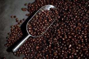geröstet Kaffee Bohnen zum Gesundheit Liebhaber foto