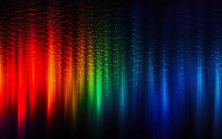 Gradient Regenbogen Licht Hintergrund, generativ ai, ai foto