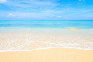 tropischer Meeresstrand foto