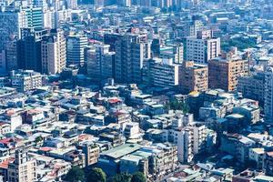 Stadtbild der Stadt Taipeh in Taiwan foto