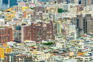 Stadtbild der Stadt Taipeh in Taiwan foto