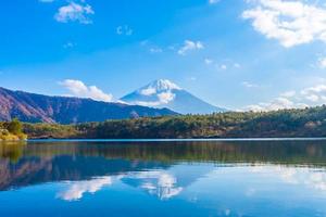 schöne landschaft bei mt. Fuji, Japan foto