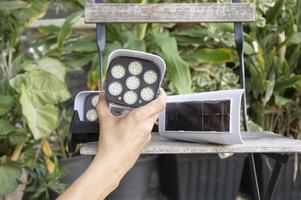 Solar- Energie Lampen, sauber Energie, reduzieren global Erwärmen. foto