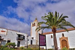 Landschaften von das historisch Stadt, Dorf von Betankurie auf Fuerteventura, Spanien foto