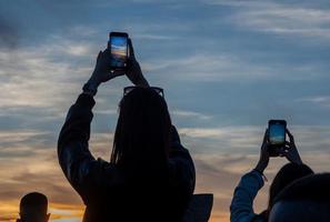 Sonnenuntergang im Rom foto