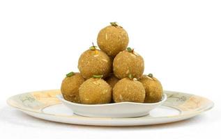 indisch Süss Essen besan laddu foto