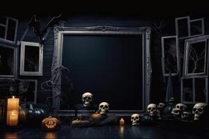 gruseliger Halloween-Hintergrund foto