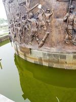 Riau, Indonesien im Oktober 2019. Tepian bandar singai jatan tbsj und ist das Main Unterstützung zum jak Tourismus, foto