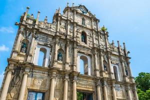 Ruinen von st. Paul Kirche in Macau Stadt, China foto