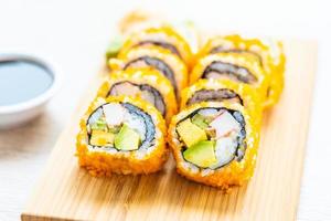 Kalifornien Maki rollt Sushi foto