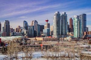 Blick auf die Innenstadt von Calgary