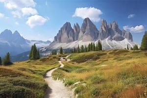 berühmt Italienisch National Park tre cime di lavaredo. Dolomiten, Süd Tirol. Auronzo foto