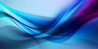 Blau Gradient abstrakt Kurve Muster Weiß Hintergrund foto