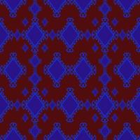 Blau geometrisch ethnisch Muster Illustration Design foto