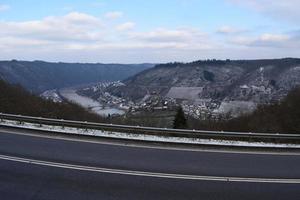 Winter Aussicht zu cochem im Mosel Senke foto