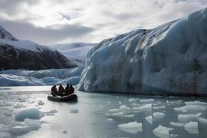 Abenteuer auf das eisig Wasser von Alaska foto