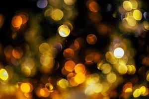 abstrakt Bokeh Hintergrund von golden Licht platzen gemacht von Bokeh Bewegung. foto