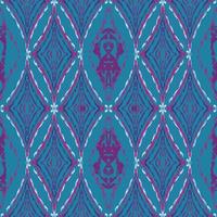 Blau geometrisch ethnisch Muster traditionell Illustration Hintergrund foto