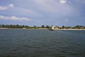 Aussicht von heli von das Bucht von Puck im Polen auf Anzeige ay foto