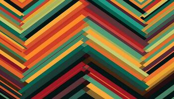 einfach minimalistisch retro Farbe modisch Hintergrund abstrakt bunt Hintergrund und Hintergrund. künstlerisch Digital Kunst 3d Rendern geometrisch Linie Streifen Bar Element Design Material. foto