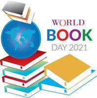 Welt Buch Tag, Stapel von Bücher mit Brille auf Minze Hintergrund foto